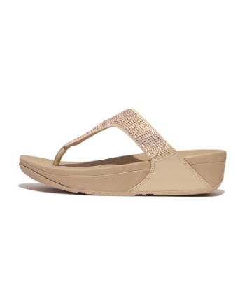 FitFlop Lulu Toepost - Hotfix Latte Beige