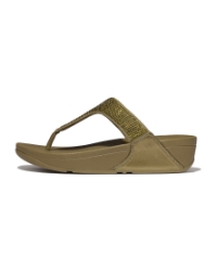 Lulu Toepost - Hotfix Metallic Camo-Green