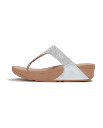 FitFlop Lulu Toepost - Hotfix Steeled Silver