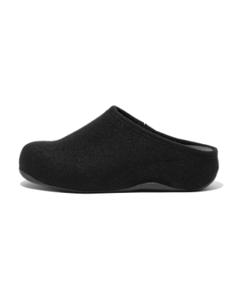 FitFlop Shuv - Felt All Black