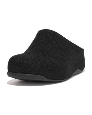 FitFlop Shuv - Felt All Black