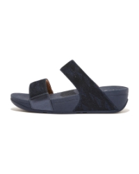 Lulu Slide - Geo Glitz Midnight Navy