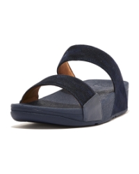 Lulu Slide - Geo Glitz Midnight Navy