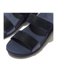 Lulu Slide - Geo Glitz Midnight Navy