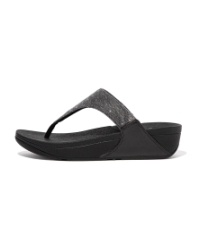 Lulu Toe Post - Geo Glitz All Black