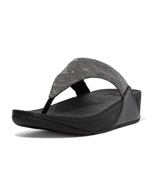 Lulu Toe Post - Geo Glitz All Black