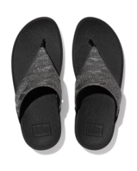 Lulu Toe Post - Geo Glitz All Black