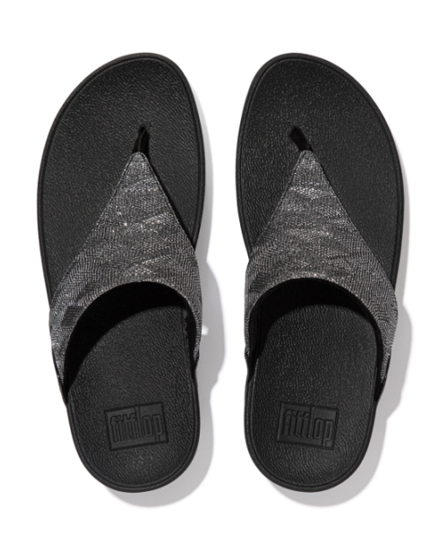 Lulu Toe Post - Geo Glitz All Black