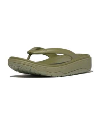 FitFlop Relieff Recovery Toe-Post Sandals Camo-Green