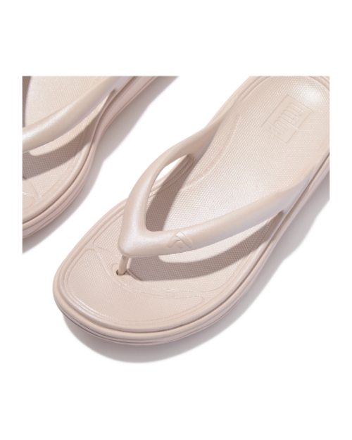 Relieff Metallic Recovery Toe-Post Sandals Metallic Nude Rose