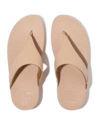 Lulu Leather Toepost Sandy Beige