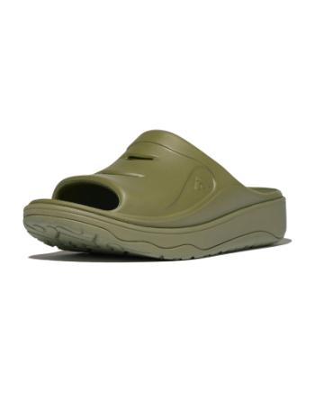 FitFlop Relieff Slide - Tonal Rubber Camo-Green