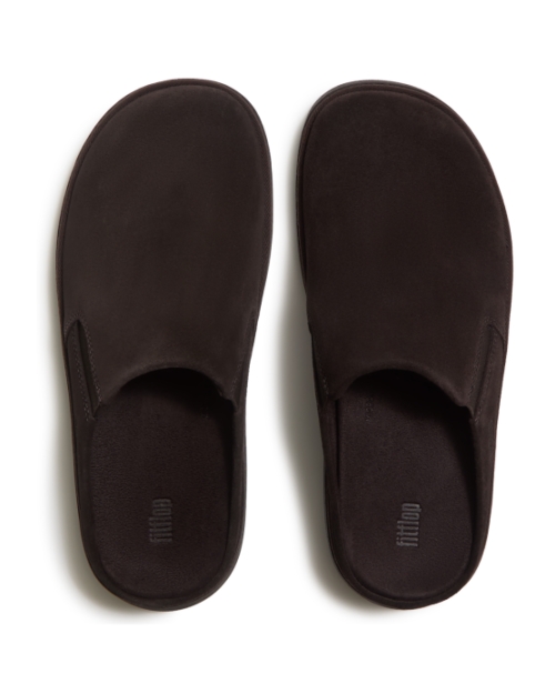 Gen-FF Closed Back Mule - Suede Chocolate Brown
