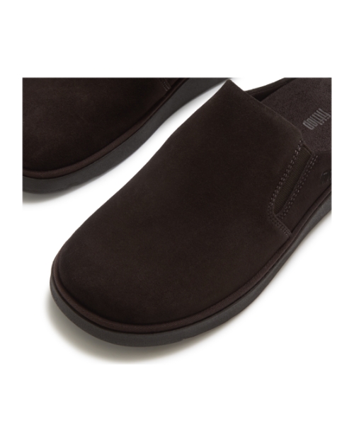 Gen-FF Closed Back Mule - Suede Chocolate Brown