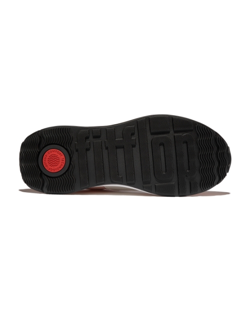 F-Mode Flow Sneaker - Nylon & Suede Mix Peachy/Clay Pink Mix