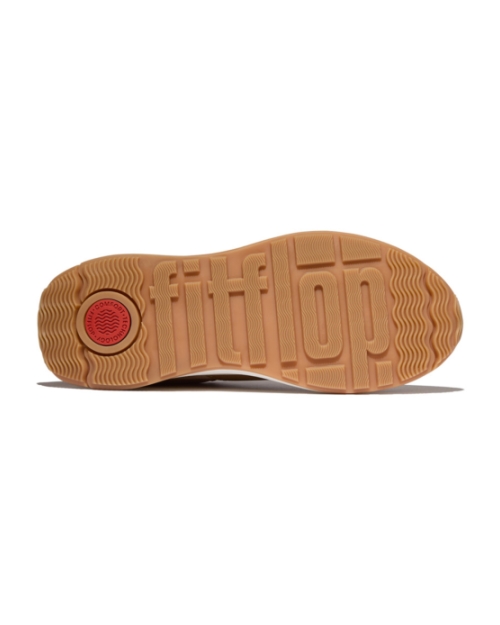 F-Mode Flow Sneaker - Nylon & Suede Mix Camel Mix