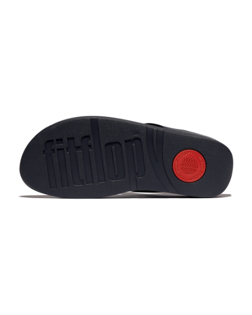 Fino Multi-Stone Leather Toe-Post Sandals Midnight Navy