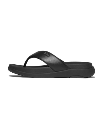 FitFlop F-Mode Go Mens Toe-Post Sandals All Black