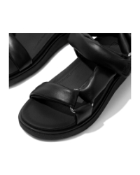 Gen-FF Soft-Leather Back-Strap Sandals All Black