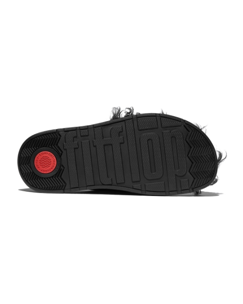 Gen-FF X Roksanda Cut-Out Leather Slides Black