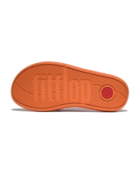 Iqushion D-Luxe Padded Leather Toe-Post Sandals Satsuma