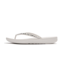 Iqushion Multi-Crystal Ergonomic Flip-Flops Urban White