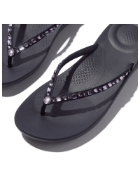 Iqushion Multi-Crystal Ergonomic Flip-Flops Midnight Navy