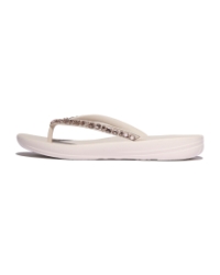 Iqushion Multi-Crystal Ergonomic Flip-Flops Nude Rose