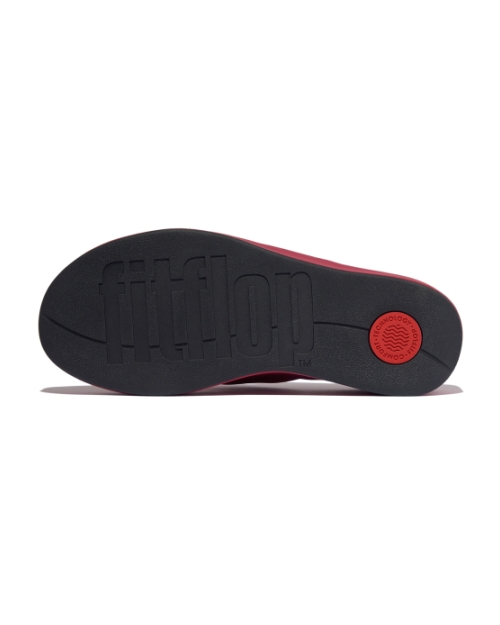 Platfforms Wedge Toe-Post Sandals Burnt Berry