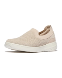 Super-Q Knit Slip-Ons Stone Beige/Platino