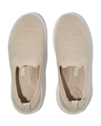 Super-Q Knit Slip-Ons Stone Beige/Platino