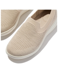 Super-Q Knit Slip-Ons Stone Beige/Platino